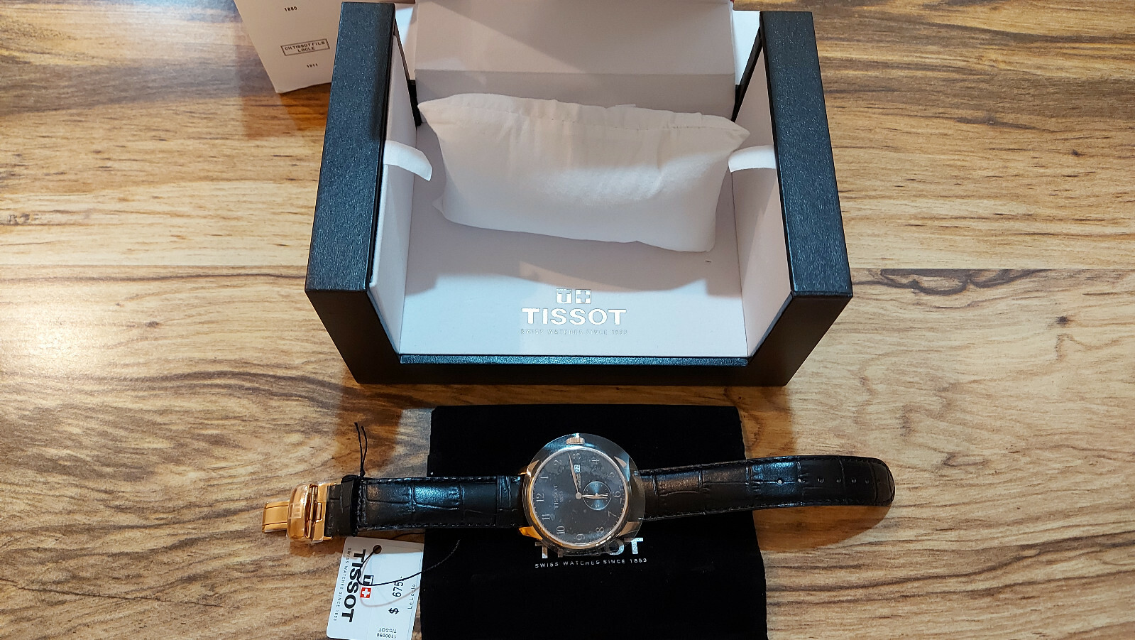 Pre-owned Tissot T0064283605200 Men's Le Locle Automatique Petite Seconde Watch