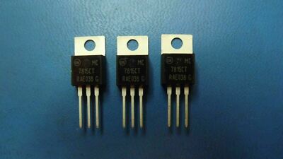 (3PCS) MC7815CT ON SEMI IC REG LINEAR 15V 1A TO220AB