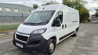 2023 73 PEUGEOT BOXER 2.2 H2 Professional Premium+ Van 140 Light Damaged Salvage