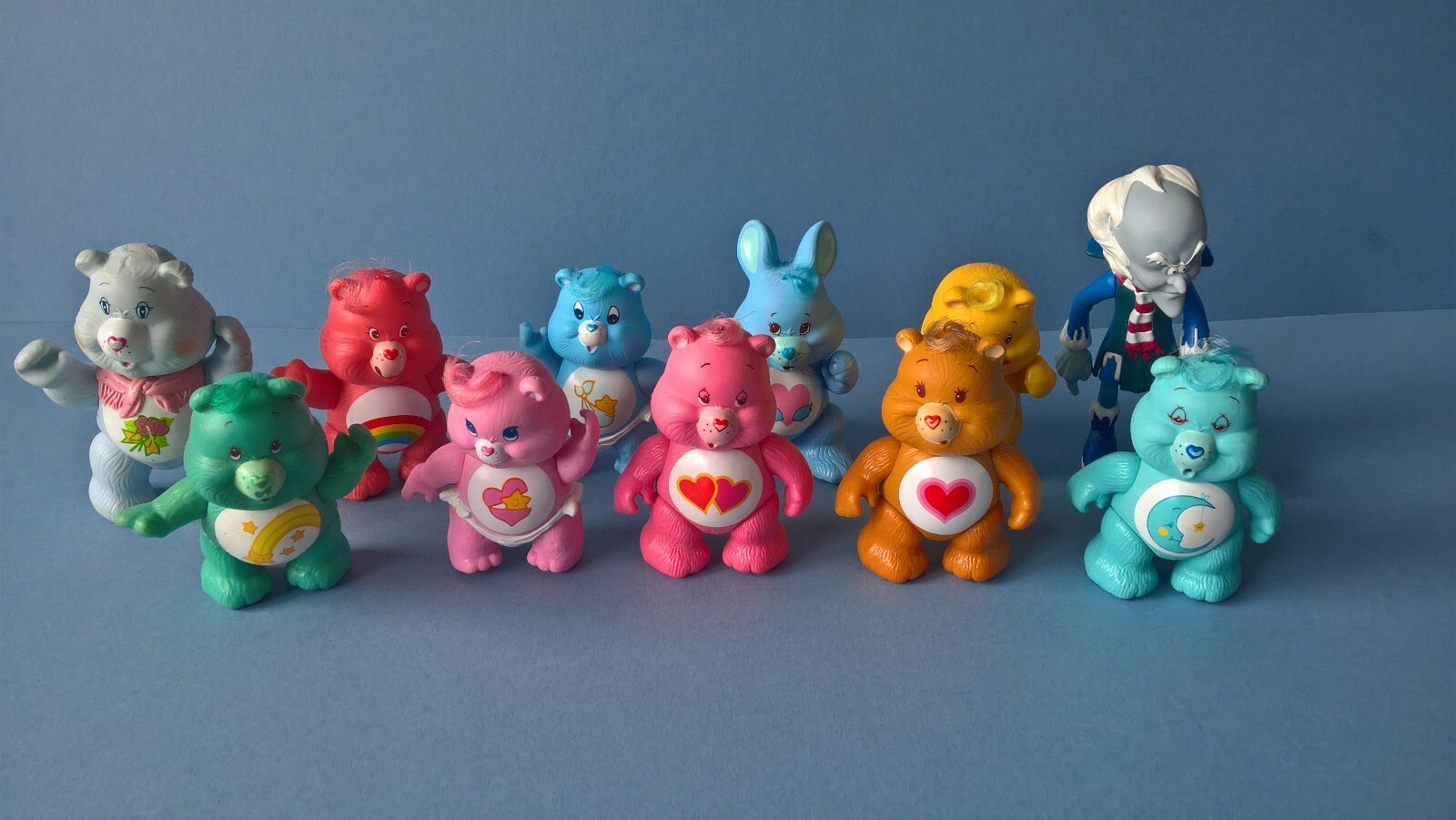 雲】ケアベア☆80's 陶器フィギュア 5点セット ヴィンテージ品