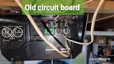 Sears Craftsman Circuit Board GREEN Learn Button 41A4315-7 Sears Craftsman Circuit Board GREEN Learn Button 41A4315-7
