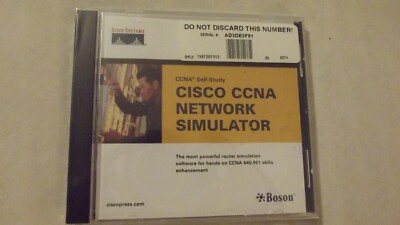 cisco ccna network simulator self-study sealed
