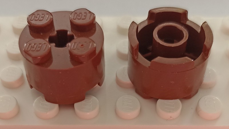 LegoÂ® Rundstein 2x2 Braun 6143 4211166 2 StÃ¼Ck