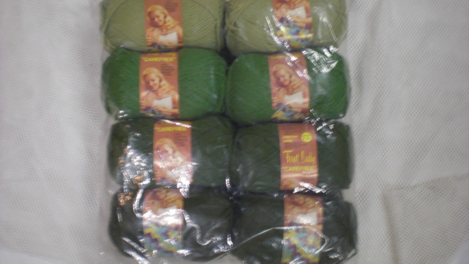 FIRST LADY TRIO AFGHAN KIT - OLIVES