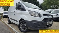2016 Ford Transit Custom 2.0 TDCi 290 SWB **ONLY 43,000 MILES** PANEL VAN Diesel