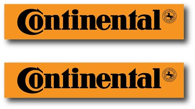 2X CONTINENTAL TIRES RACING DECAL STICKER US MADE TRUCK VEHICLE CAR WINDOW