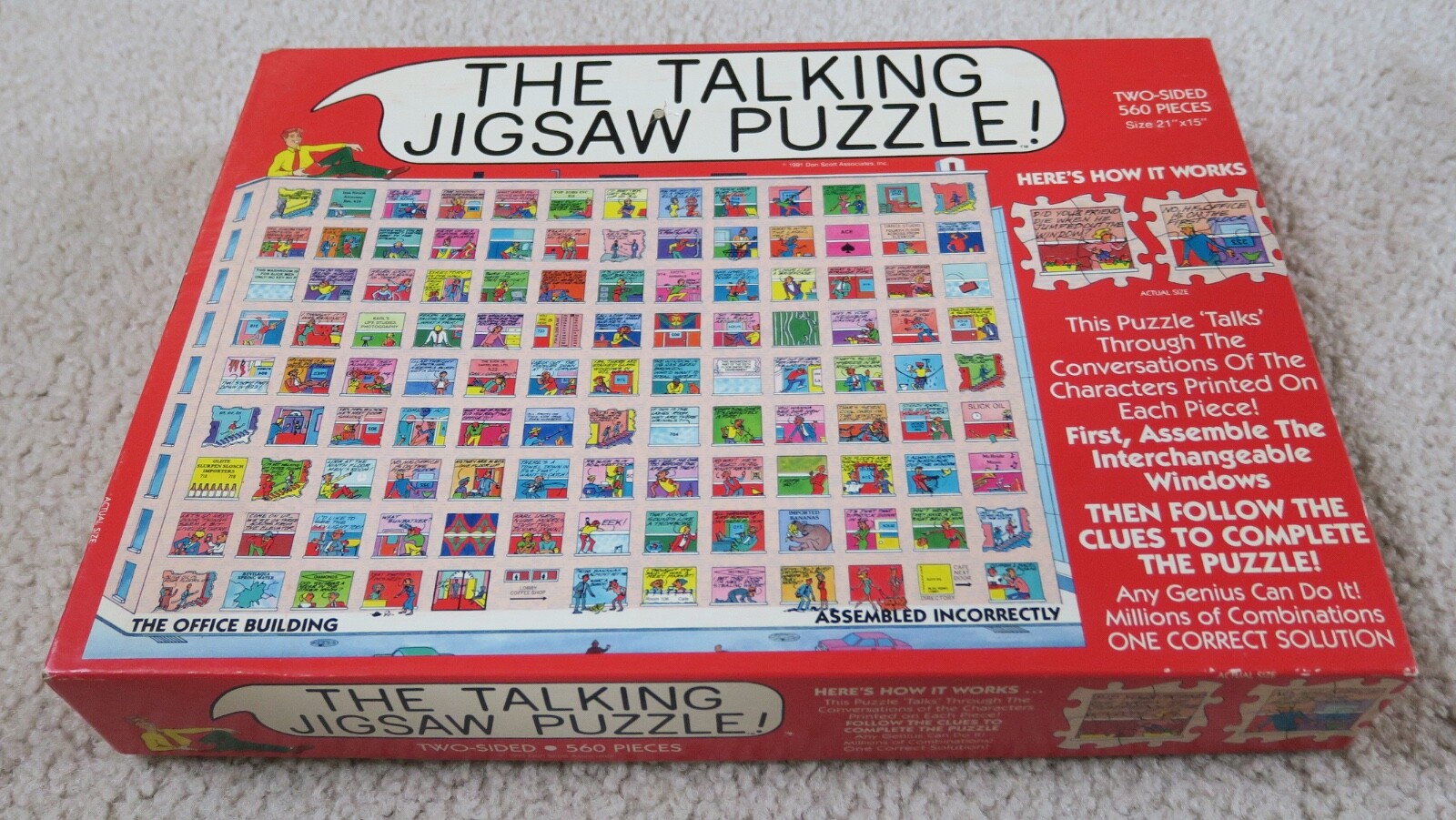 THE OFFICE BUILDING Buffalo Games TALKING JIGSAW PUZZLE 560
