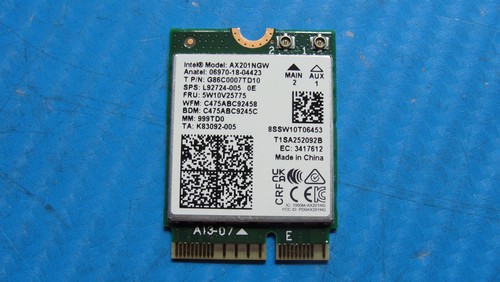 Lenovo IdeaPad 14” 1 14IAU7 OEM Laptop Wireless WiFi Card AX201NGW 5W10V25775
