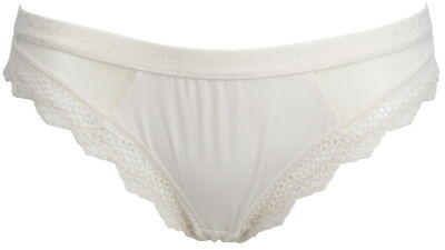 Ex-Store Lace Trimmed Microfibre Bikini Knicker