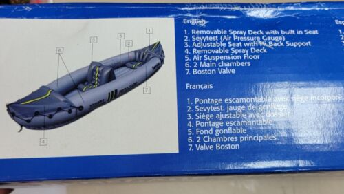 Sevylor Renegade 2-Person Inflatable Kayak * BRAND NEW IN SEALED BOX! * K330MR