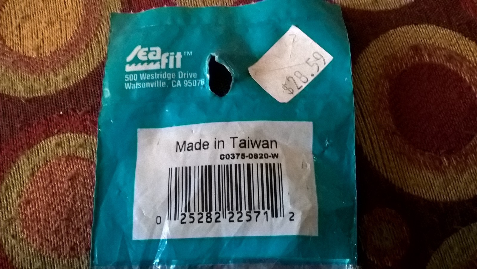 Seafit Quick Release Pin model 102756 5/16 in D X 3/4 in SS