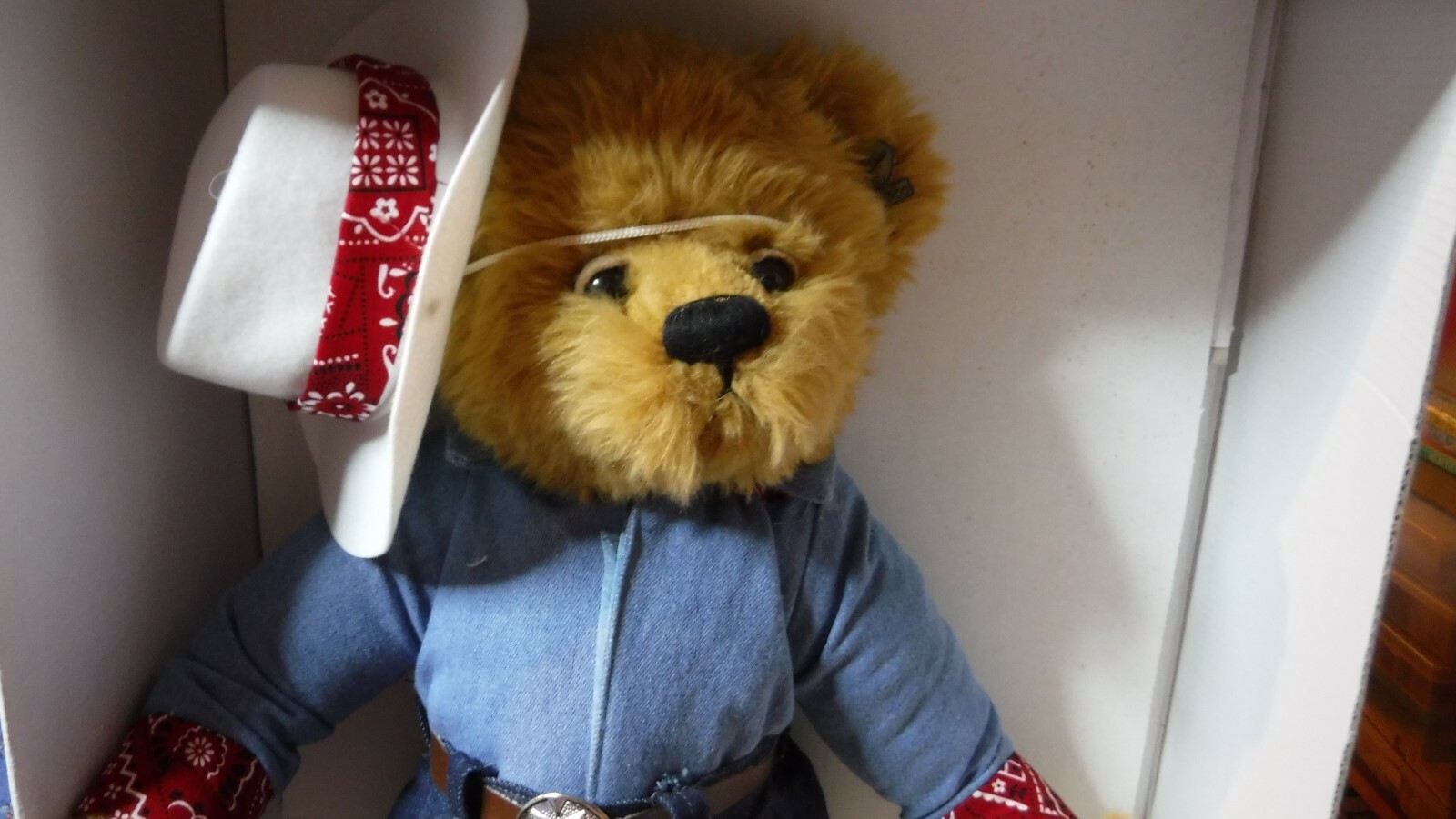 NIB (Box Wear) Annette Funicello Scrapbook Bear Glen Dale 15 1/2