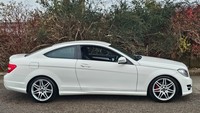2012 Mercedes-Benz C Class C180 [1.6] BlueEFFICIENCY AMG Sport Plus 2dr COUPE Pe