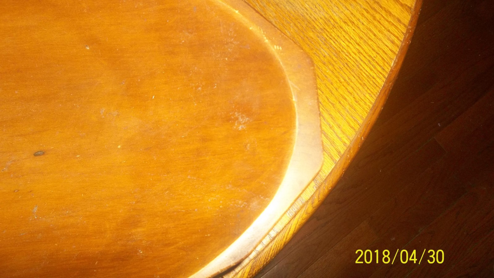 Antique  Org. Large Wooden Bowl 20