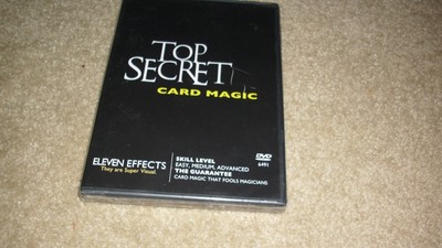 Top Secret Card Magic, NEW 2012, Blink, Elevator Card DVD