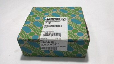   PHOENIX CONTACT MINI-PS-100-240AC/10-15DC/2 POWER SUPPLY