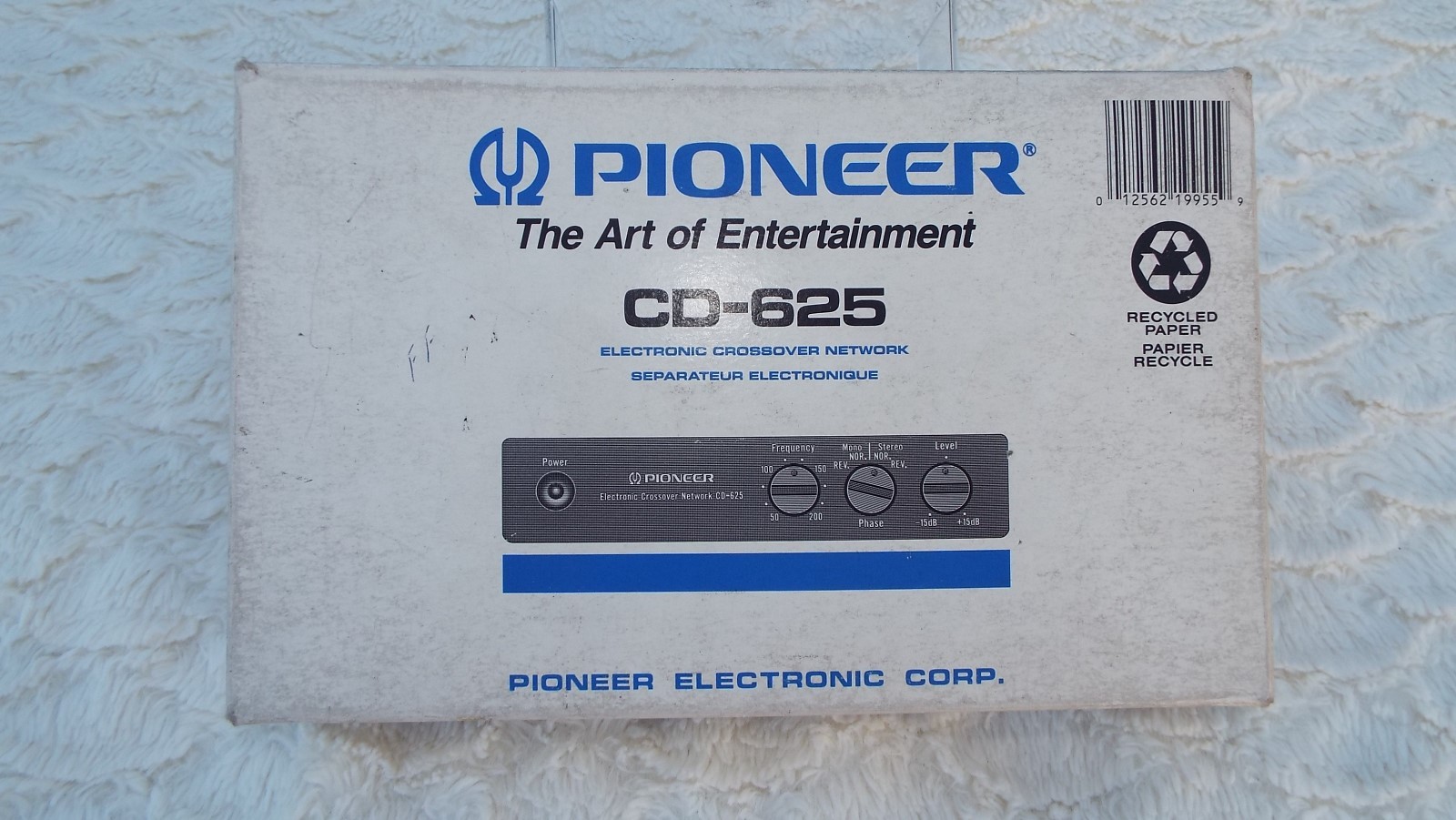 1992 - 1999 Pioneer CD-625 Compact 2-Way Active Electronic Crossover NIB