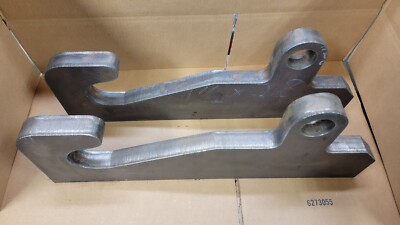 JRB 416 Blank Quick Attach for JRB Loader mounts+Wear Plates (Ears) for top hook