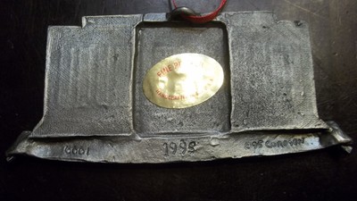 Cordsen Cast Pewter Sculpture FINE PEWTER 1995 OBION COUNTY TENNESSEE COURTHOUSE