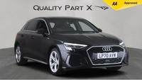 2021 Audi A3 1.4 TFSIe 40 S line Sportback S Tronic Euro 6 (s/s) 5dr 13kWh HATCH