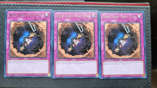Deep Dark Trap Hole Rare MAZE-EN067 1st Edition x3