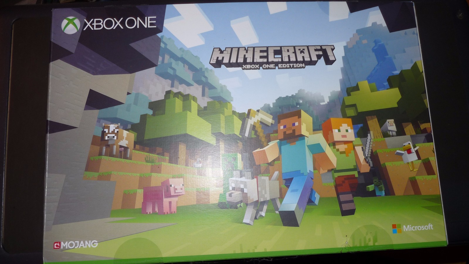 Xbox One S 500GB Console Minecraft Bundle Box Only BOX ONLY