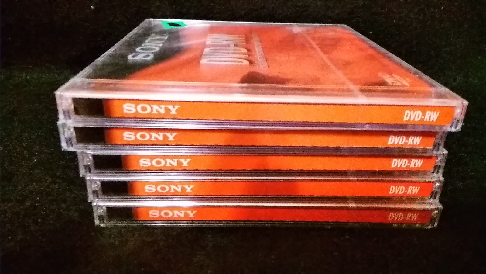 5 SONY DVD - RW  SEALED  NEW 4.7GB 120 min Discs Sealed