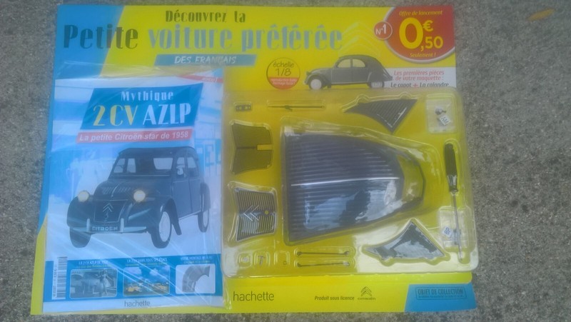 Hachette Fasicule 1 Citroen 2cv 1/8