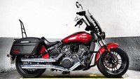 2020 Indian SCOUT SIXTY ,Vance & Hines Z bars,leather bags,engine bars,sissy bar