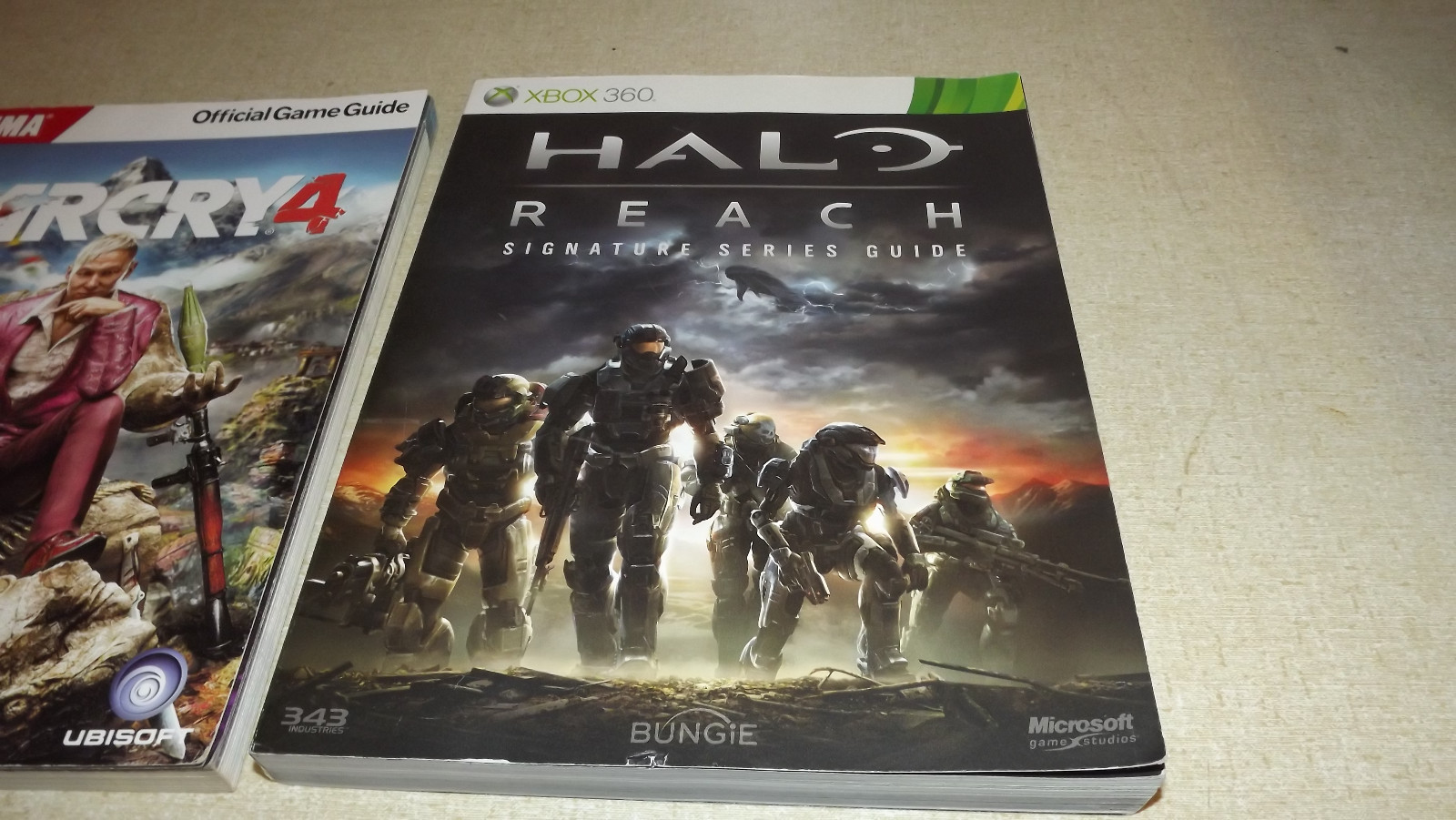 (2)  XBOX 360 Game Strategy GUIDES  HALO REACH & FAR CRY 4