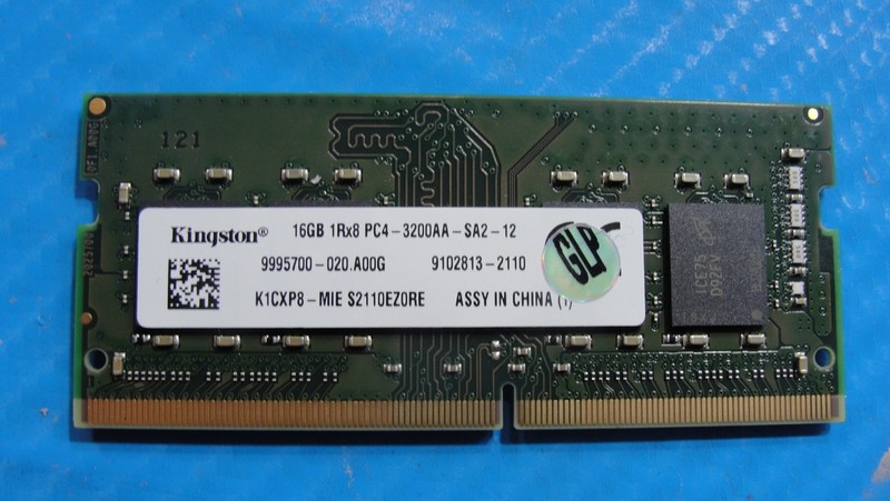 Dell 5511 Kingston 16GB 1Rx8 PC4-3200AA Memory RAM SO-DIMM K1CXP8-MIE