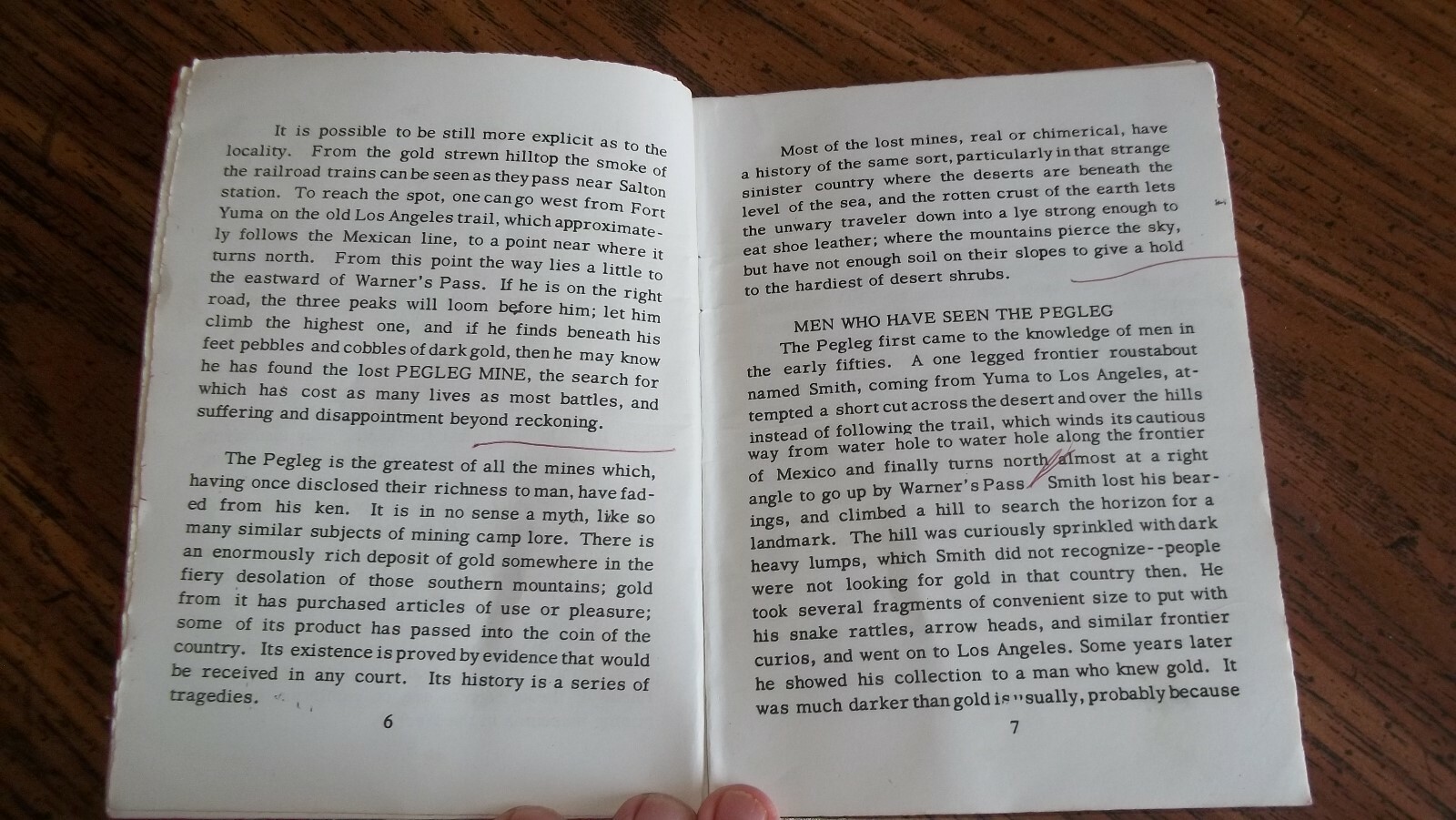 1958 Lost Gold Mines By Charles Michelson Booklet