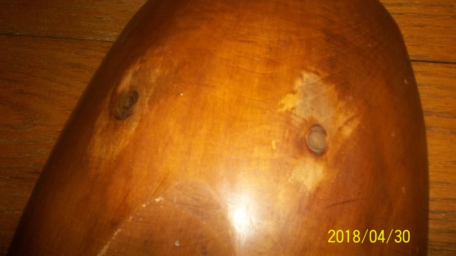 Antique  Org. Large Wooden Bowl 20