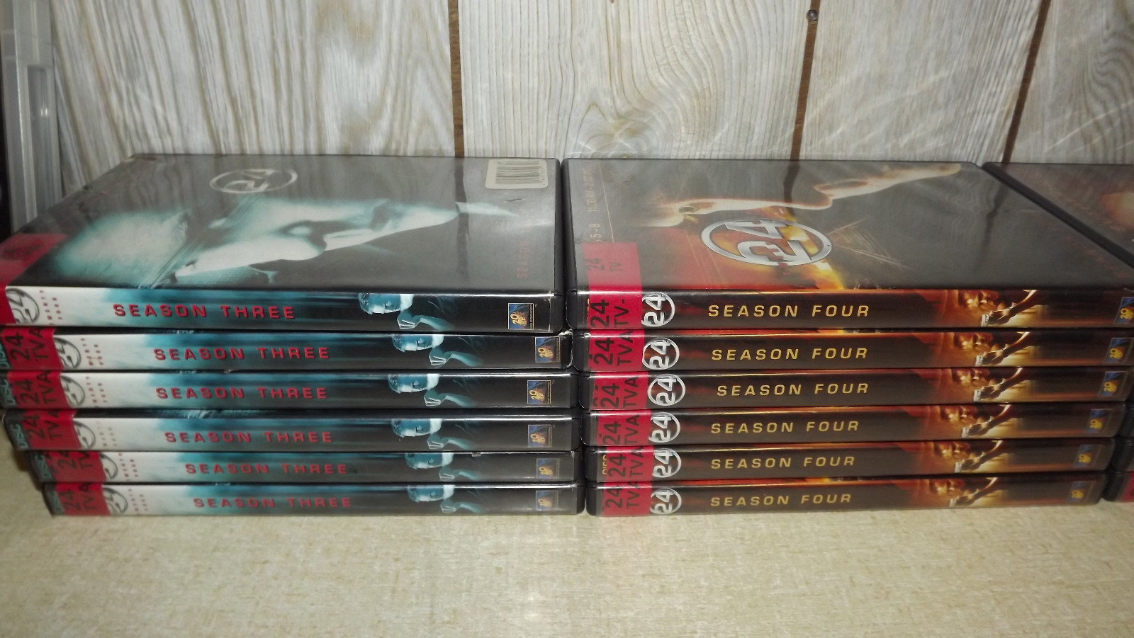 Entire RUN of 24 TV Show Keifer Sutherland  DVD SEASONS 1-8 + EXTRA