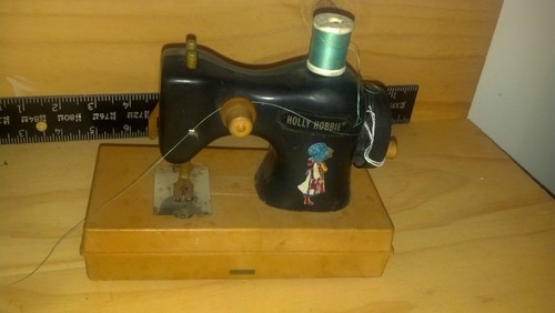 Sew Fun Children Kids Toy Green and Blue Sewing Machine with Pedal and Crank