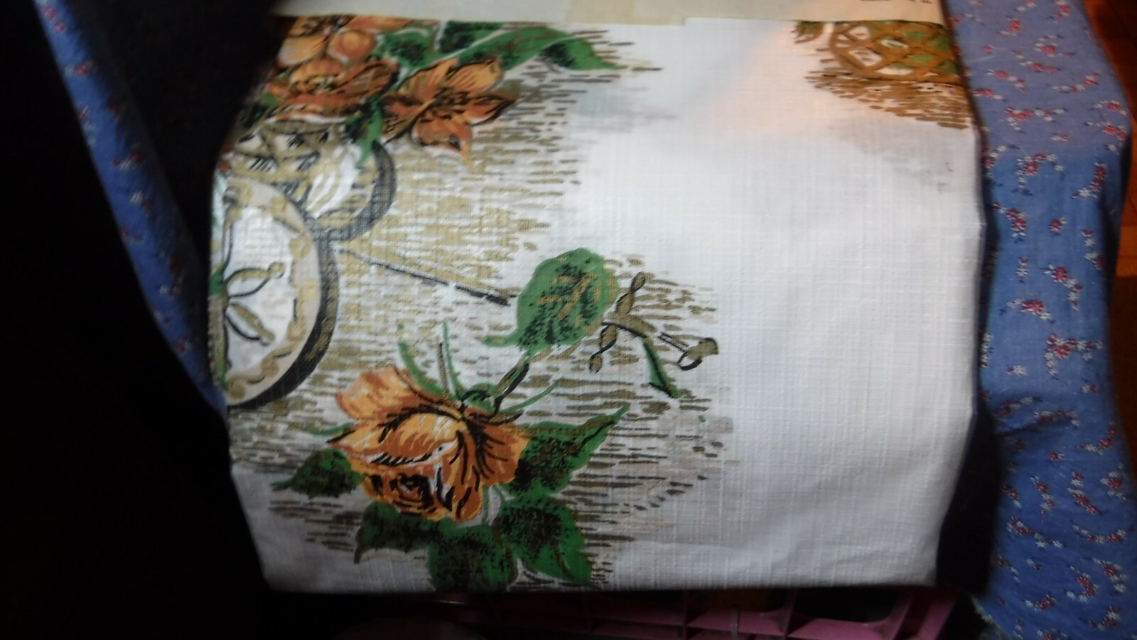 NWT Vintage Textured Curtains Drapes by Velva Maid 2 Panels  Each 36