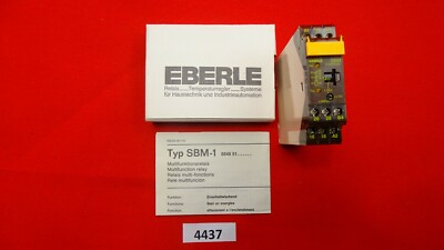 Eberle Type SMB-1 Multifunction Relay 110-240 V 2 Switches 5-6000s 054551649200