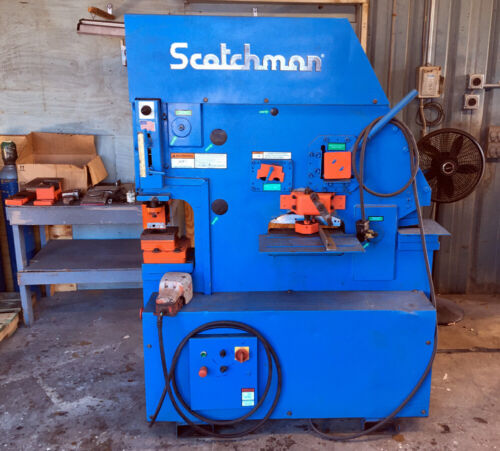 Scotchman 85 Ton Metal Hydraulic Ironworker FI-8507-14M Punch Press Shear