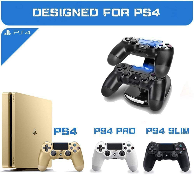 PS4 Controller Ladestation Charger, Likorlove Dualshock Docking Ladegerät Stand