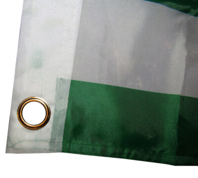 3x5 USA 50 Star Green & White 3'x5' Premium Quality Rough Tex 68D Nylon Flag