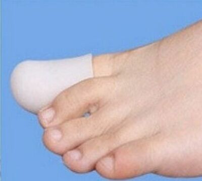 2 Big Great Toe Sleeves Soft Gel 1 Pair Protect and Relieve Pa...