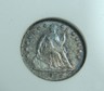 1858 Seated Half Dime ANACS AU55 Rainbow Toning