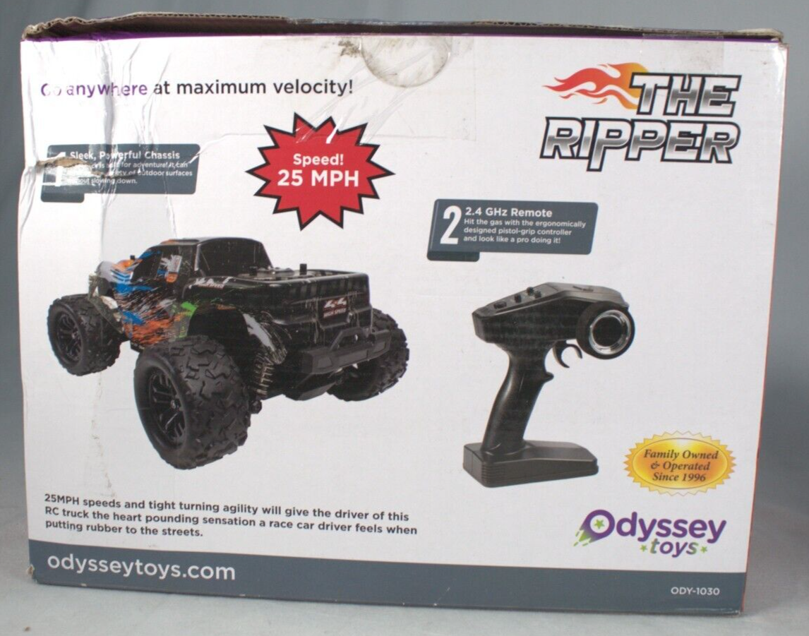Odyssey Toys The Ripper All Terrain 4-Wheel Drive High Speed RC Truck
