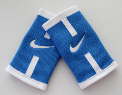 Nike Stealth Doublewide Wristbands Adult Lt Photo Blue/White/White