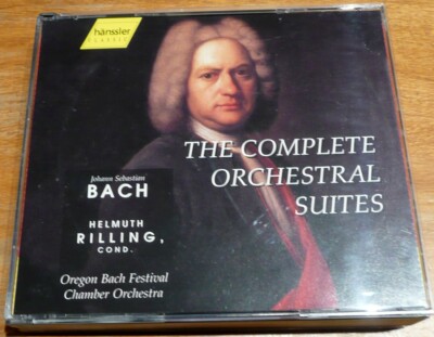 BACH  Complete Orchestral Suites   Helmuth Rilling  Oregon Bach Festival  2-CD  