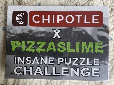 Chipotle x Pizza Slime 1000pc Insane Puzzle Challenge New In Box NIB