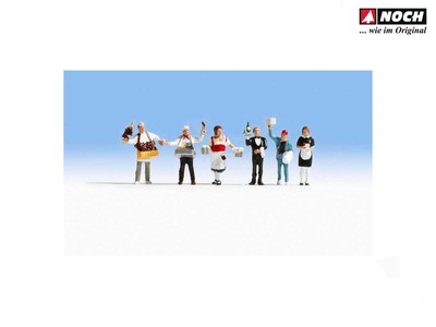NOCH 15070 Servicepersonal, 7 Figuren ++ NEU & OVP