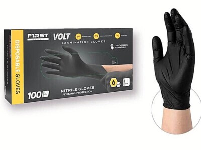 Nitrile Disposable Gloves Powder Latex Free 3, 5, 6, & 8 Mil