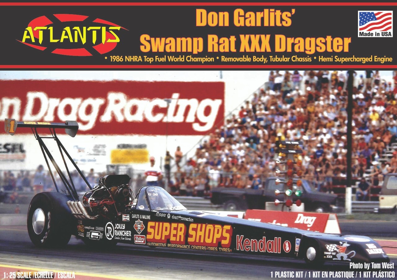 Don Garlits Swamp Rat XXX Rear Engine Dragster 1/25 scale Don Garlits Swamp Rat XXX Rear Engine Dragster 1/25 scale