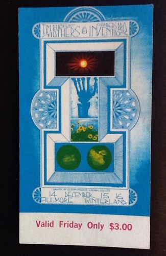 4 1968 Vintage Bill Graham Presents Tix: The Who Creedence Mothers Dead More!